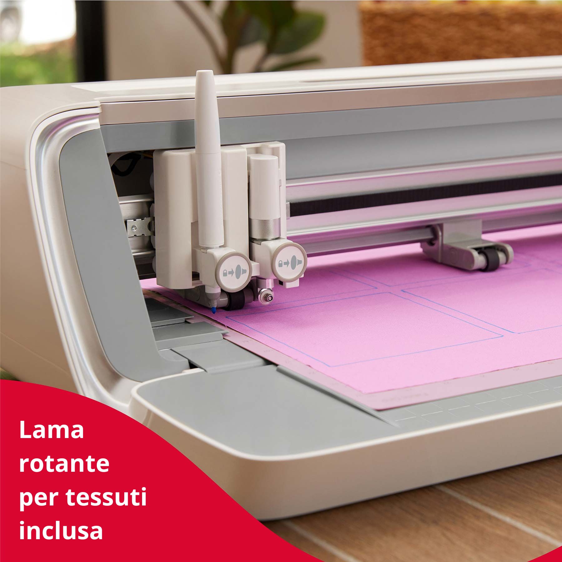 Lama rotante per tessuti inclusa